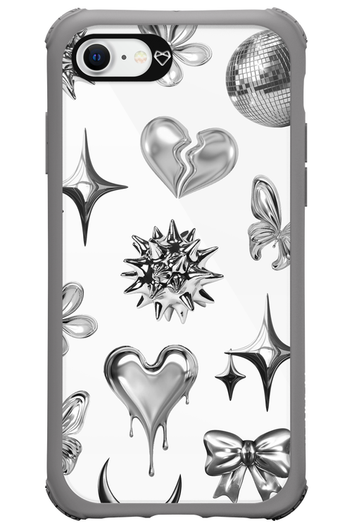 Silver Zone Transparent - Apple iPhone SE 2022