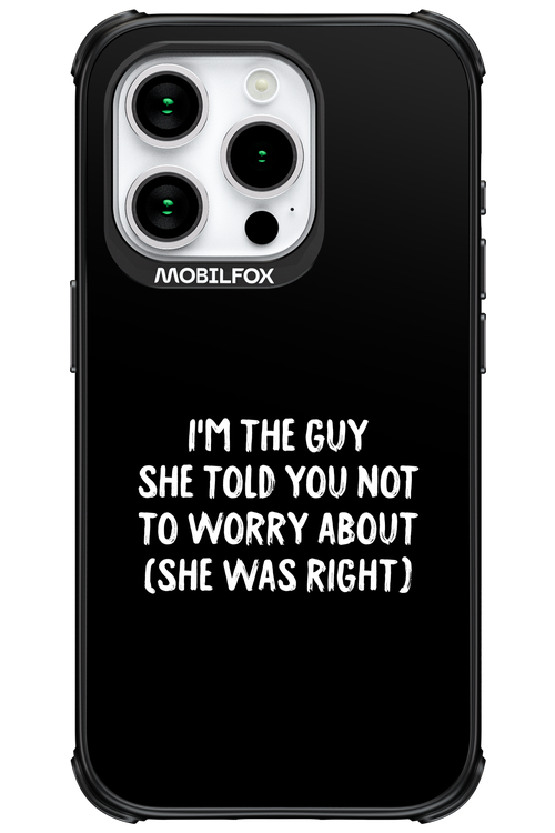 She was right 2.0 - Apple iPhone 15 Pro