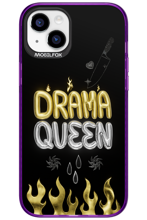 Drama Queen Black - Apple iPhone 15 Plus