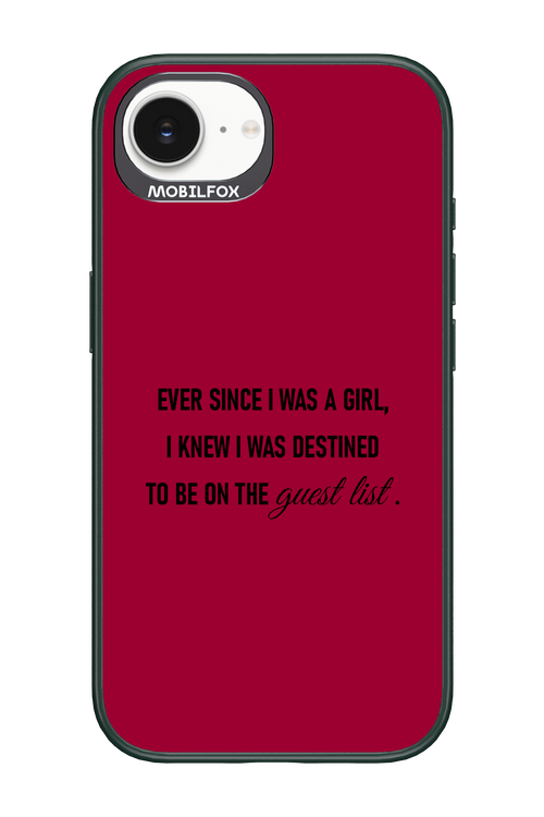 Guest List - Apple iPhone 16e