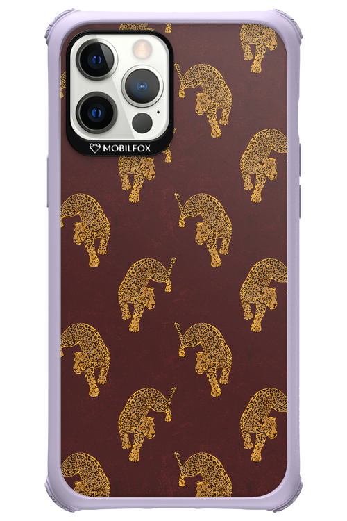 Burgundy Leopard Pattern - Apple iPhone 12 Pro Max