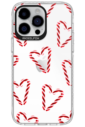 Candy Cane Hearts - Apple iPhone 14 Pro Max
