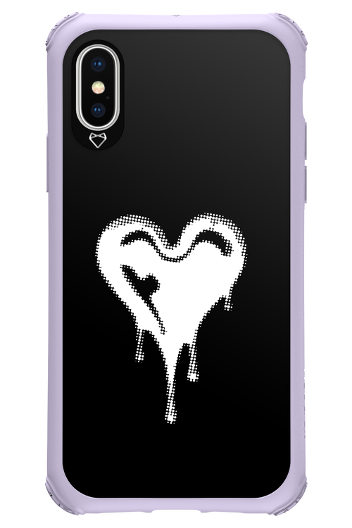 Heart Black - Apple iPhone XS