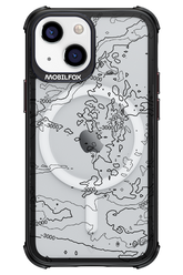 Contour Map - Apple iPhone 13 Mini