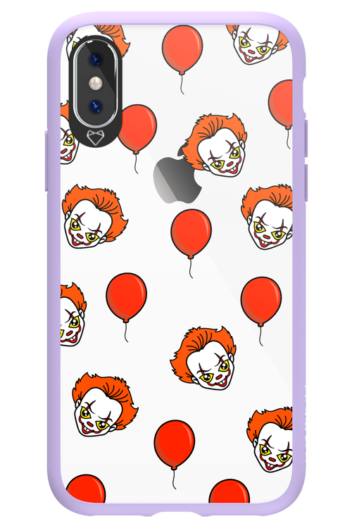 Mystery Clown (Transparent) - Apple iPhone XS