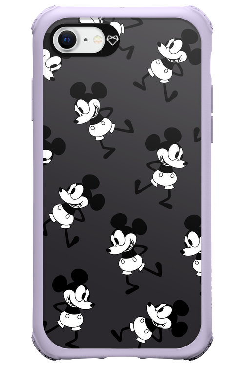 Iconic Mouse (antracite pattern) - Apple iPhone SE 2022