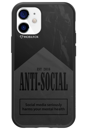 ANTI-SOCIAL (BLVCK) 2.0 - Apple iPhone 12 Mini