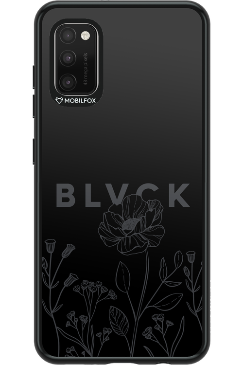 Black Flowers - Samsung Galaxy A41