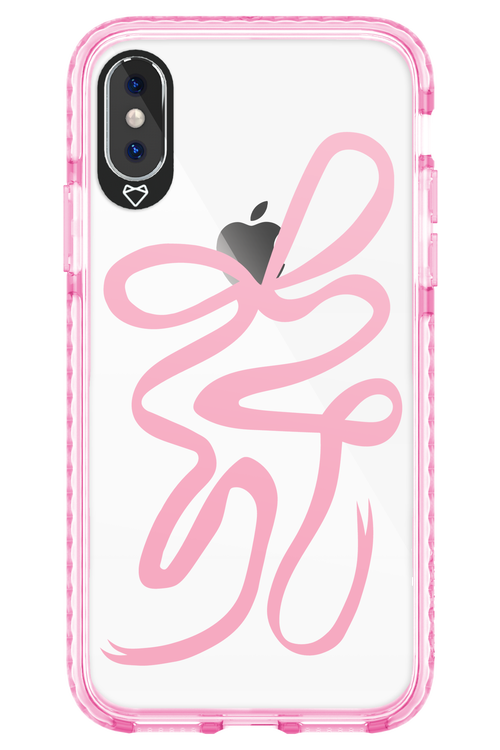Pink Bow - Apple iPhone X