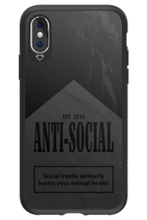 ANTI-SOCIAL (BLVCK) 2.0 - Apple iPhone X