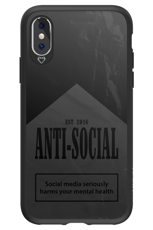 ANTI-SOCIAL (BLVCK) 2.0 - Apple iPhone X