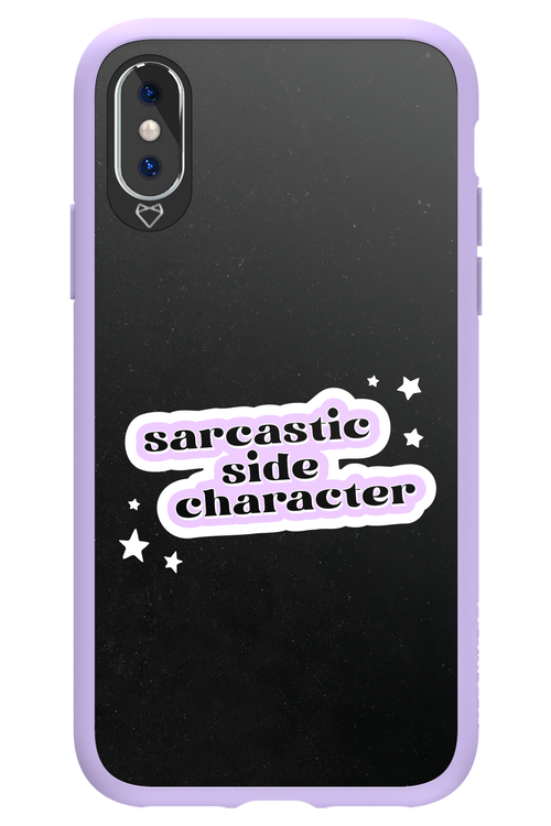 Sarcastic Black - Apple iPhone X