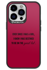 Guest List - Apple iPhone 13 Pro