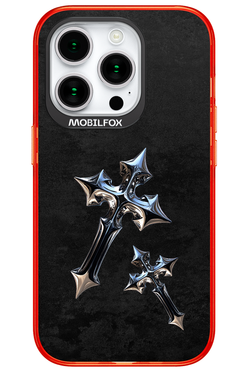 Chrome Crosses - Apple iPhone 15 Pro