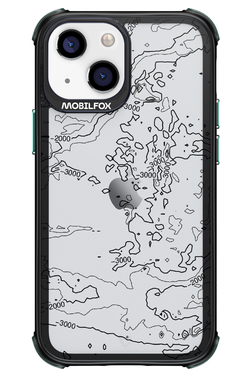 Contour Map - Apple iPhone 13 Mini
