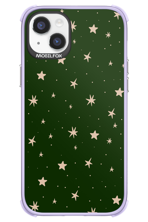 Forest Green Stars - Apple iPhone 14 Plus