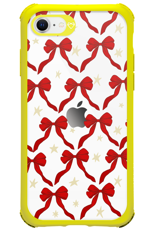 Bow & Stars (Transparent) - Apple iPhone SE 2020