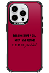 Guest List - Apple iPhone 16 Pro