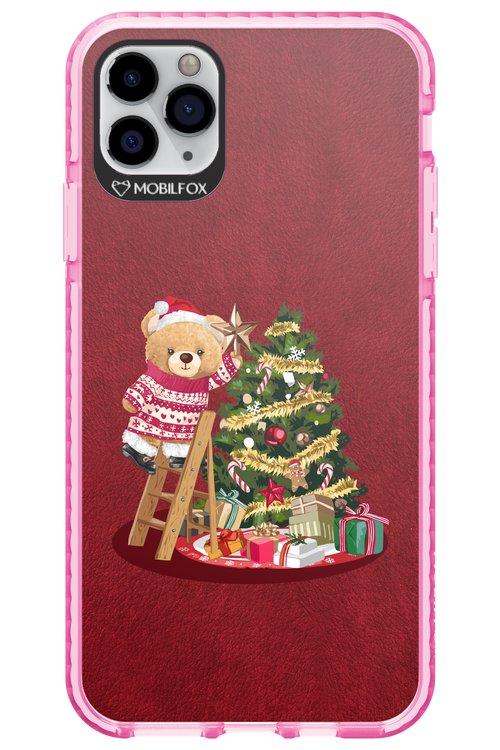 Christmas Bear (Burgundy) - Apple iPhone 11 Pro Max