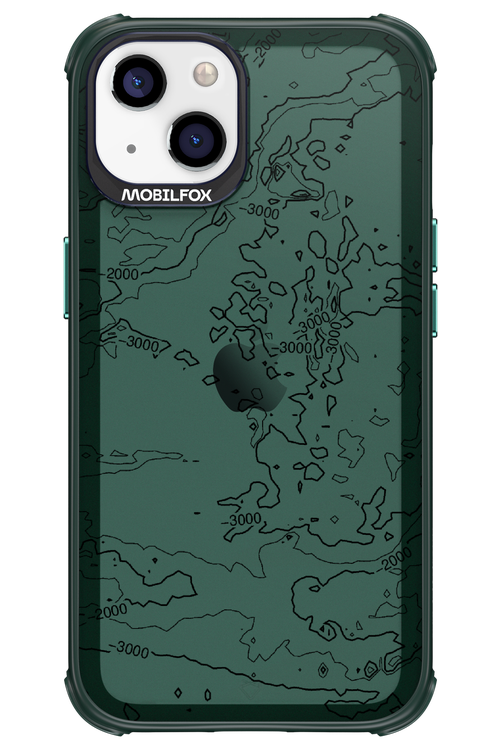 Contour Map - Apple iPhone 13