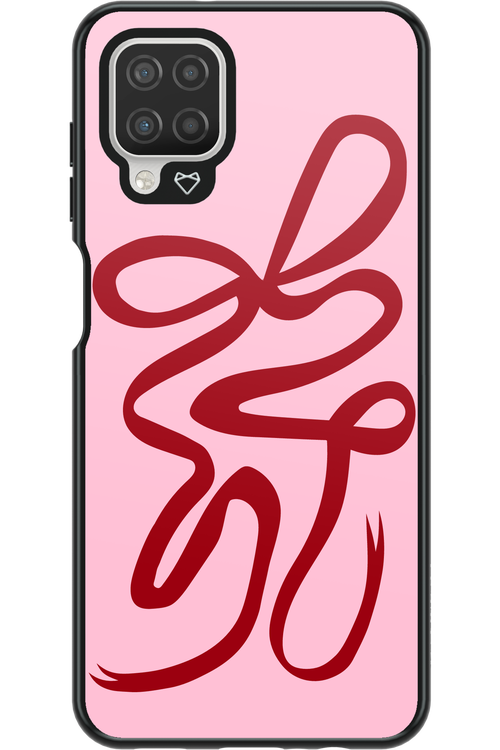 Burgundy Bow - Samsung Galaxy A12