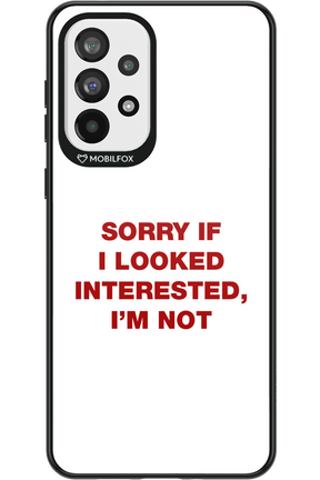 I'm not - Samsung Galaxy A73