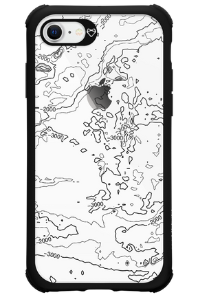 Contour Map - Apple iPhone 8
