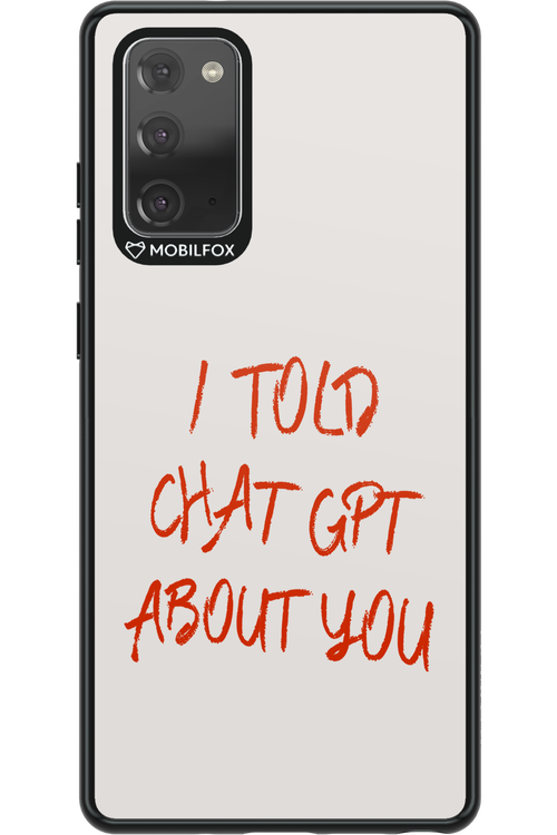 About You - Samsung Galaxy Note 20