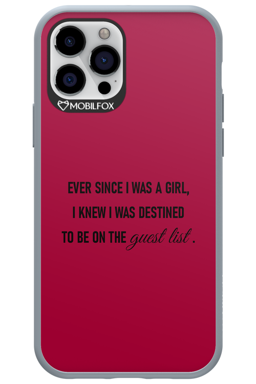 Guest List - Apple iPhone 12 Pro