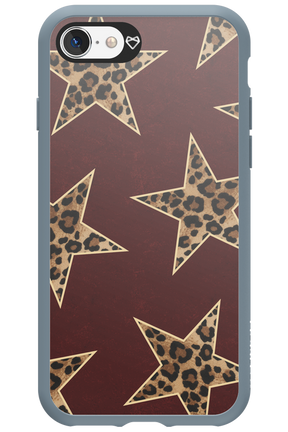 Wild Stars Burgundy - Apple iPhone 8