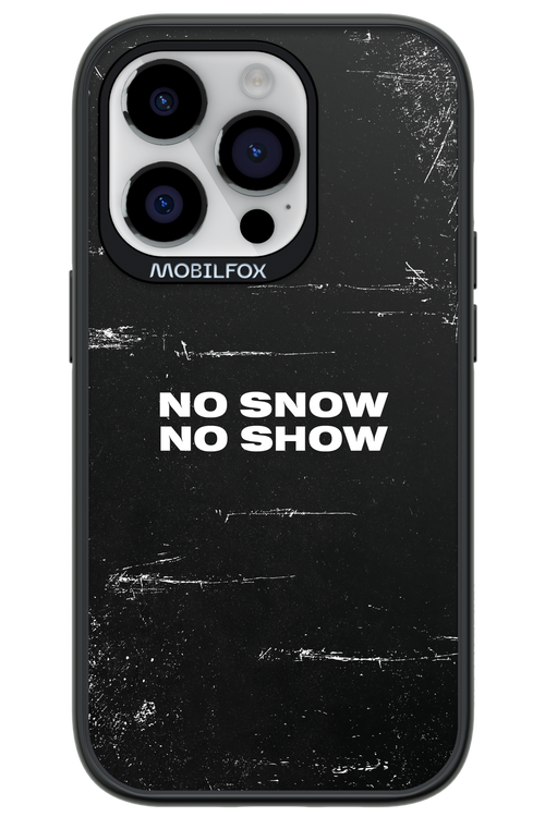 No snow, no show - Apple iPhone 14 Pro