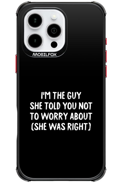 She was right 2.0 - Apple iPhone 16 Pro Max