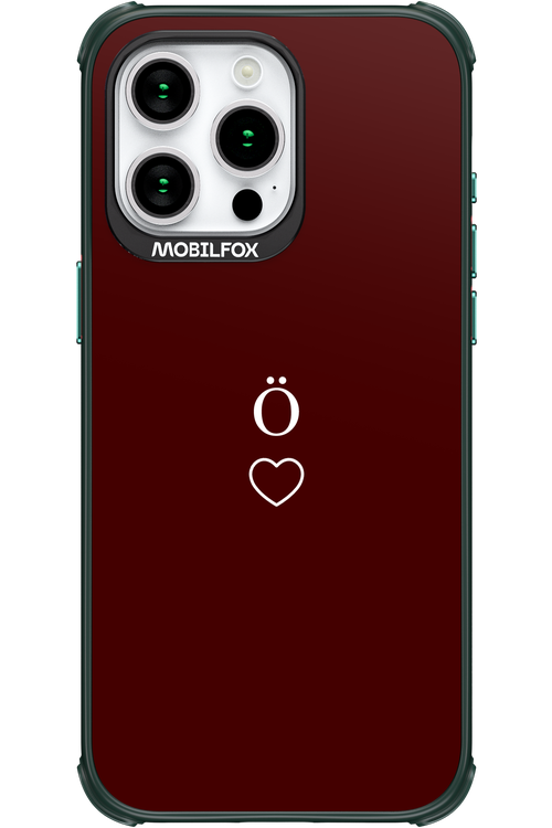O Burgundia II 2.0 - Apple iPhone 15 Pro Max