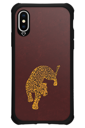 Burgundy Leopard - Apple iPhone XS