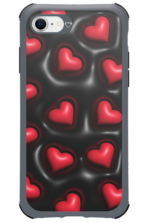 Hearts in love - Apple iPhone 8