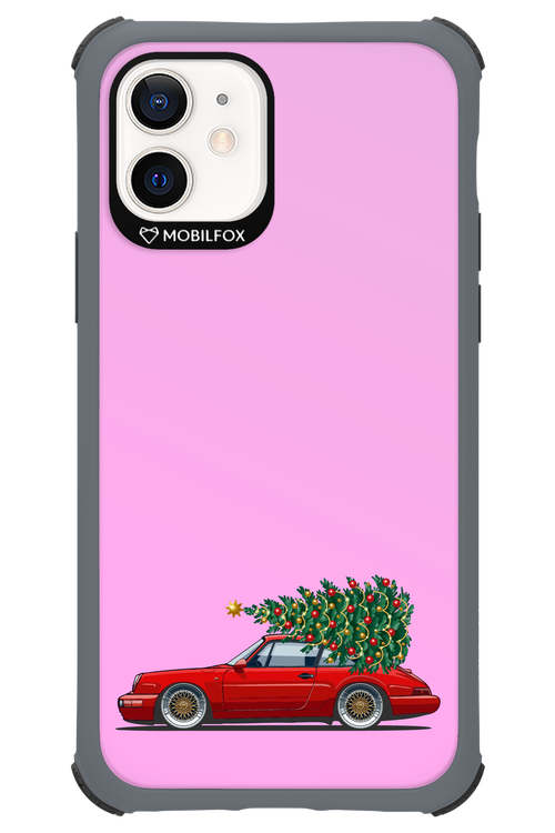 XMAS Car Pink - Apple iPhone 12