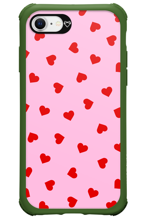 Sprinkle Heart Pink - Apple iPhone SE 2022