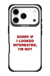 I'm not - Apple iPhone 17 Pro
