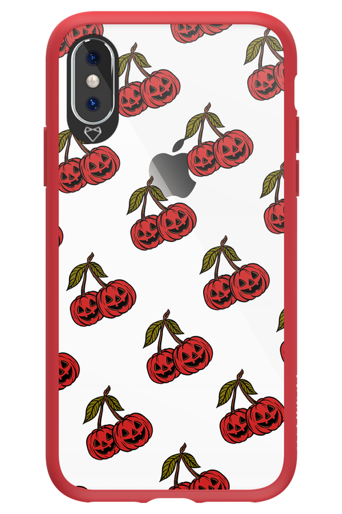 Spicey Pumpkin (Transparent) - Apple iPhone XS