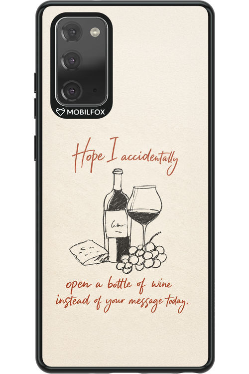 Bottle of wine 2.0 - Samsung Galaxy Note 20