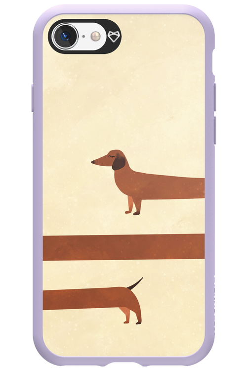 Stretchy Dog - Apple iPhone 8