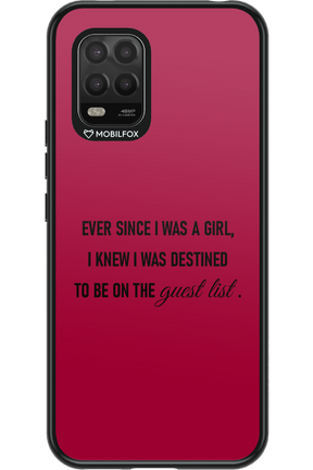 Guest List - Xiaomi Mi 10 Lite 5G