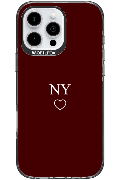 NY Burgundia 2.0 - Apple iPhone 16 Pro Max