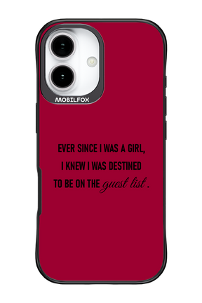 Guest List - Apple iPhone 17