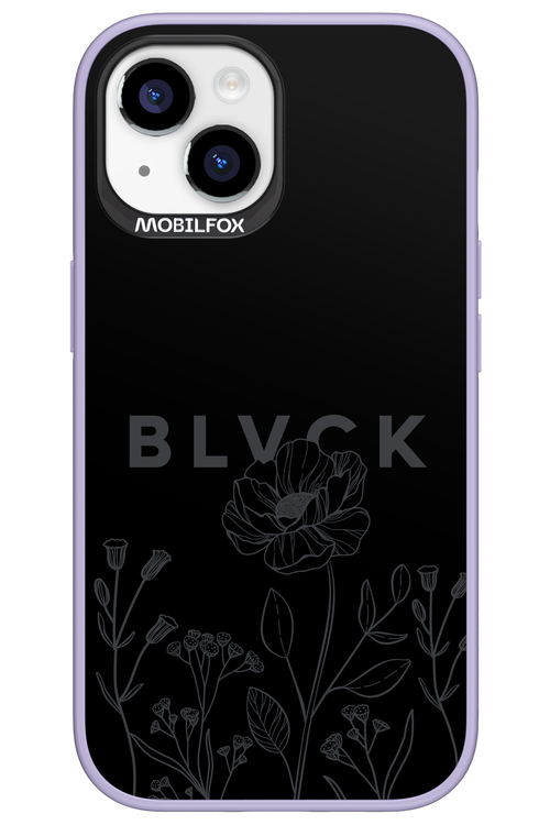 Black Flowers - Apple iPhone 15