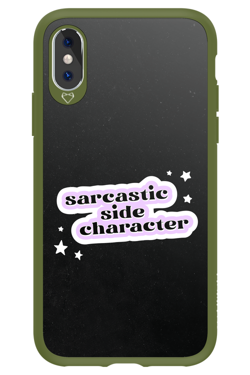 Sarcastic Black - Apple iPhone X