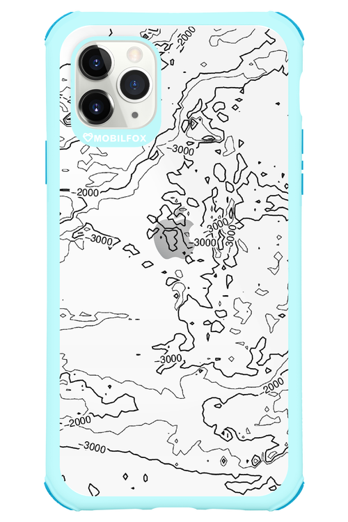 Contour Map - Apple iPhone 11 Pro Max