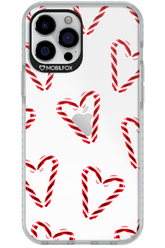 Candy Cane Hearts - Apple iPhone 12 Pro Max