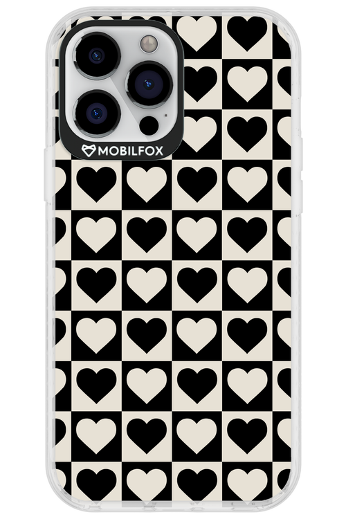 Checkered Heart - Apple iPhone 13 Pro Max