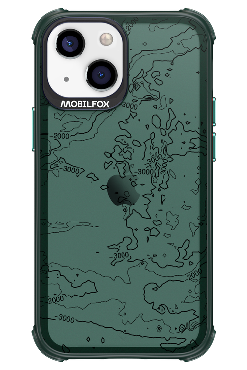 Contour Map - Apple iPhone 13 Mini